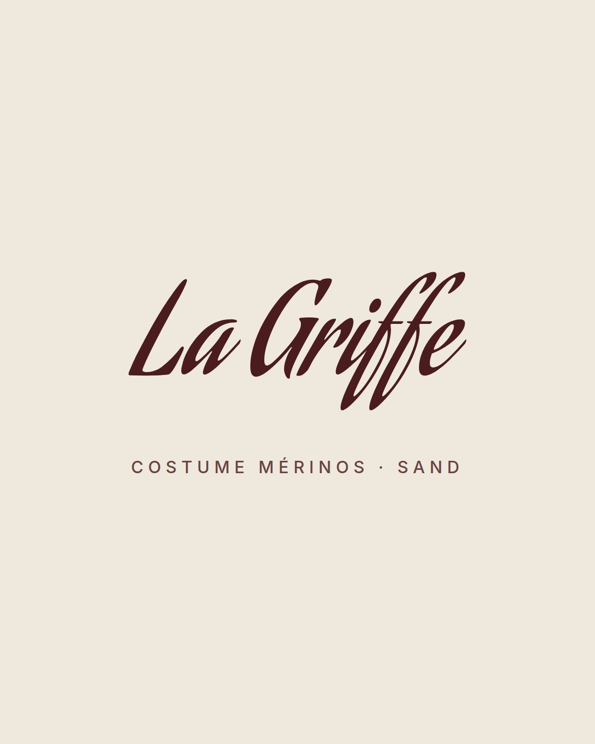 Costume Mérinos Sand